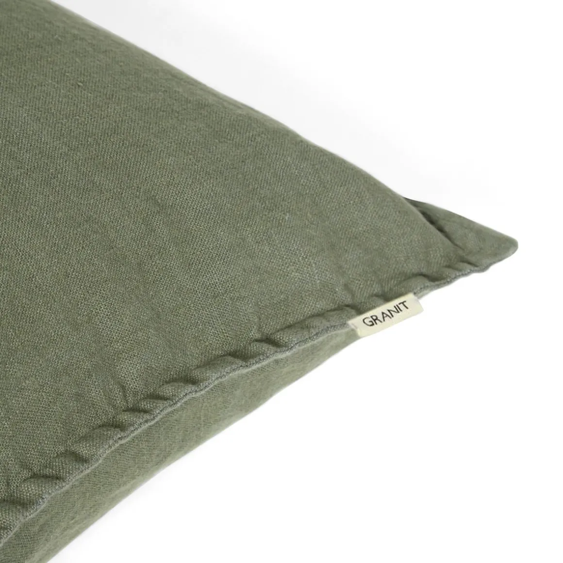 Kuddfodral Linne 50x70cm Khakigrön