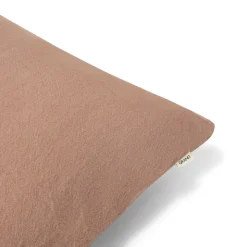 Kuddfodral Linnemix 50x50cm Mocca