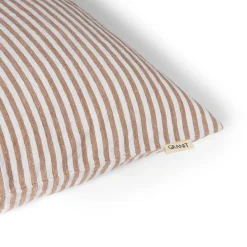 Kuddfodral Rand Linnemix 50X50cm Mocca