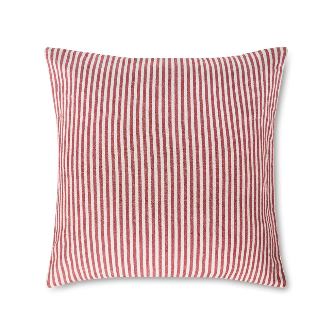 Kuddfodral Rand Linnemix 50X50cm Röd