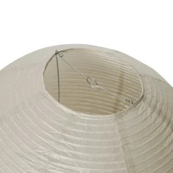 Lampskärm Rispapper Luna 40cm Ljusgrå