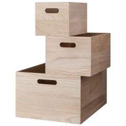 Låda Trä Handtag 30x40cm