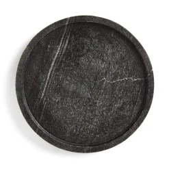 Ljusfat Rund Marmor 22cm