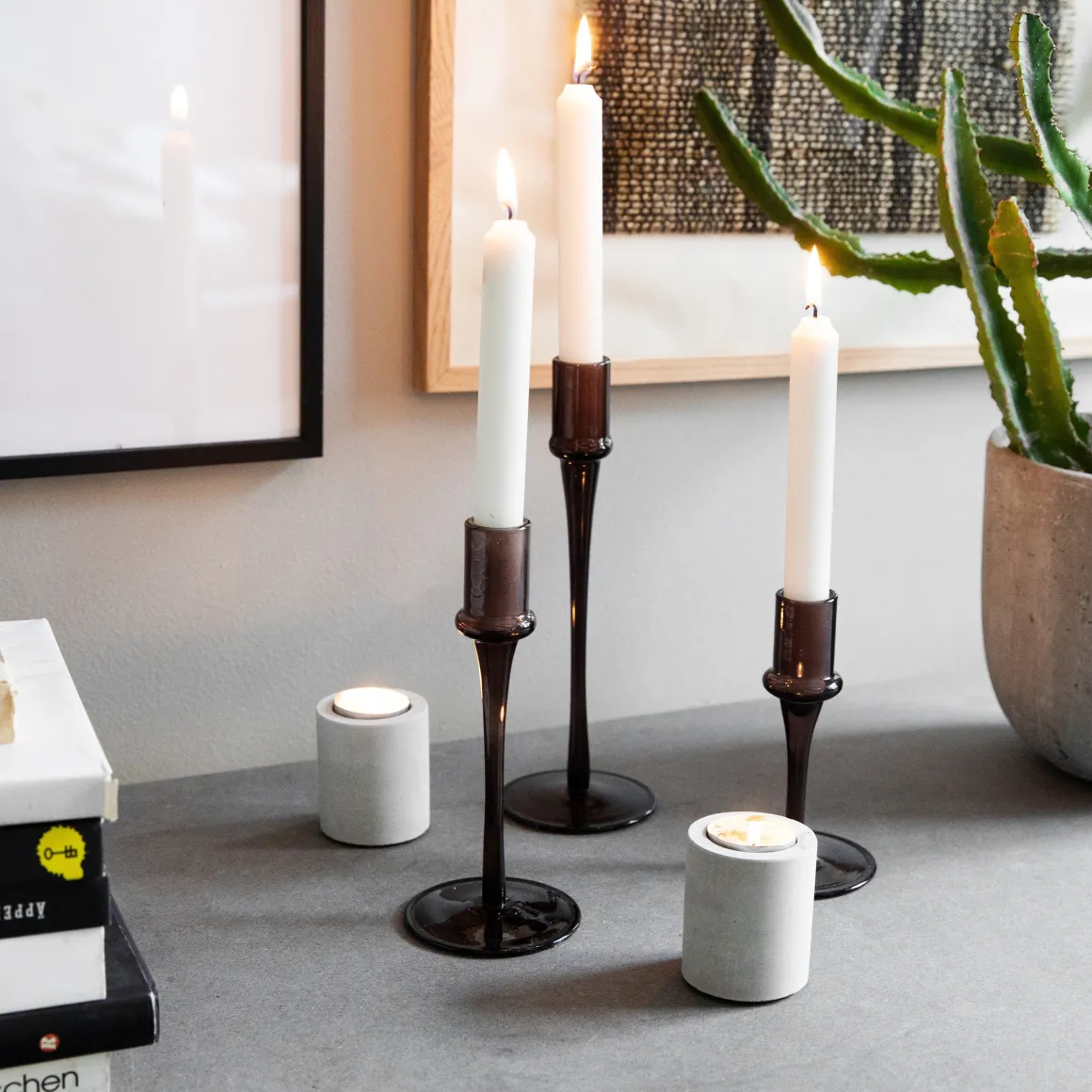 Ljushållare Betong 6,5x5,5cm