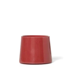 Ljuslykta Glas 10cm Röd