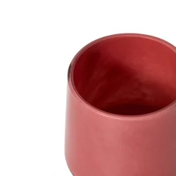 Ljuslykta Glas 10cm Röd