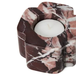 Ljuslykta Radial 7,6x5cm Marmor