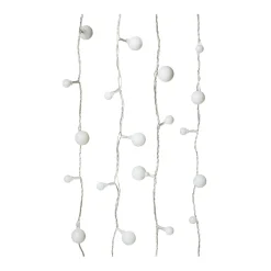 Ljusslinga 80 LED Boll 6,32m IP44 Transparent
