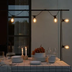 Ljusslinga 10 LED 5m Svart