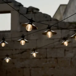 Ljusslinga Lampskärm 10 Ljuskällor 4,5m Stål