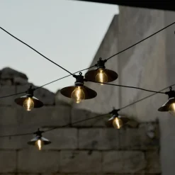 Ljusslinga Lampskärm 10 Ljuskällor 4,5m Stål