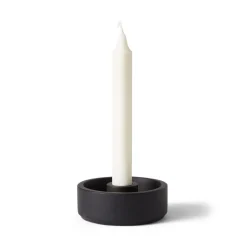 Ljusstake Betong Svart