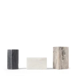 Ljusstake Hexagon Marmor