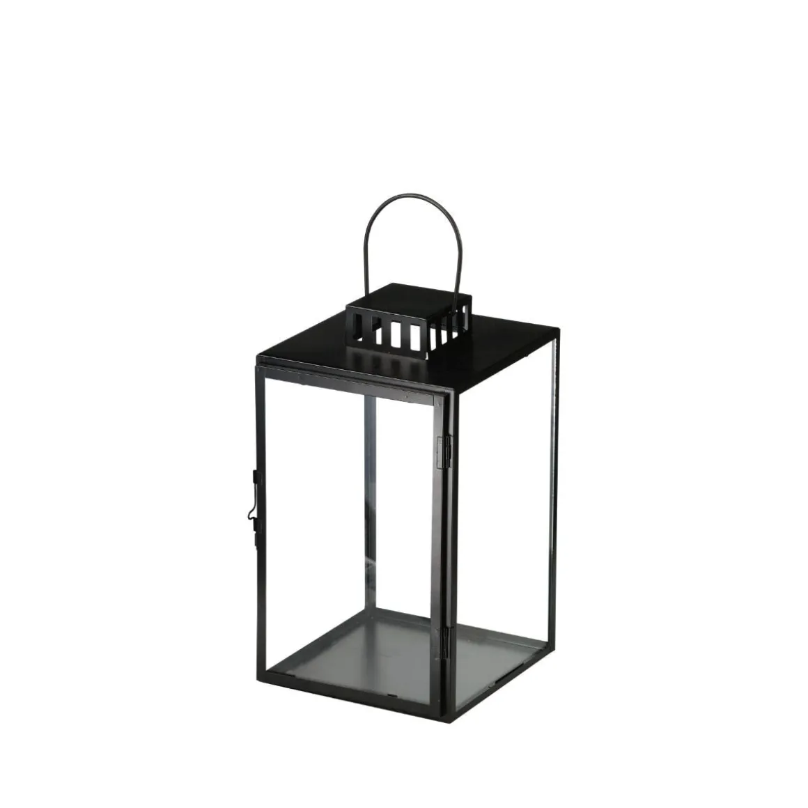 Lykta Metall 30,5cm Svart