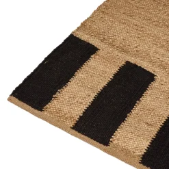 Matta Jute 170x240cm Natur/Svart