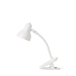Mini Läslampa Klämma 3x15cm Vit