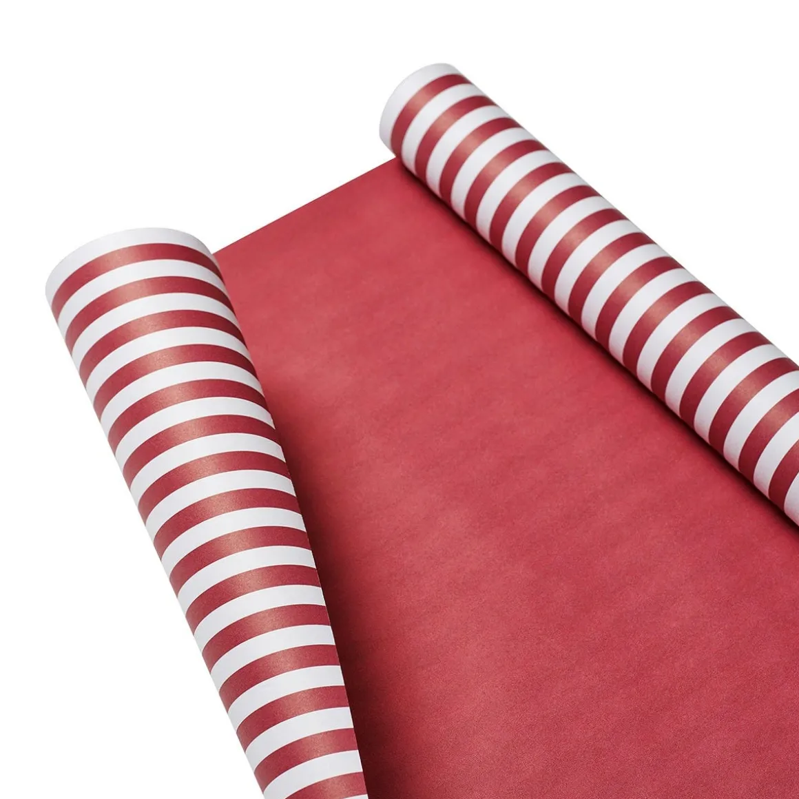 Omslagspapper 10m Rand Vit/Röd