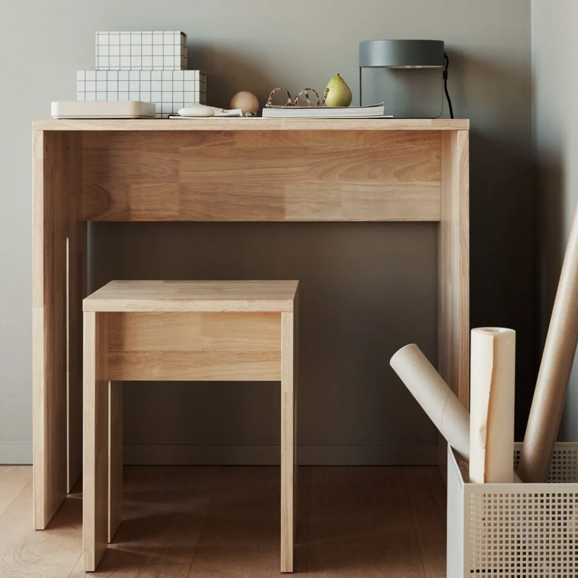 Pall Edge Trä 35x45x30cm