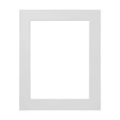 Passepartout 40x50cm Vit