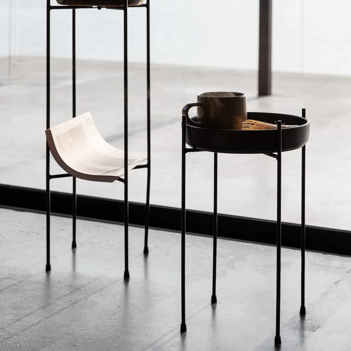 Piedestal Järn 18,5x40cm Svart