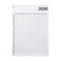 Årsplan 50x70cm 2026