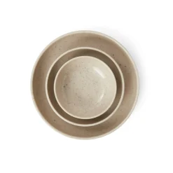 Skål Bruno 12cm Stengods Spräcklig Beige