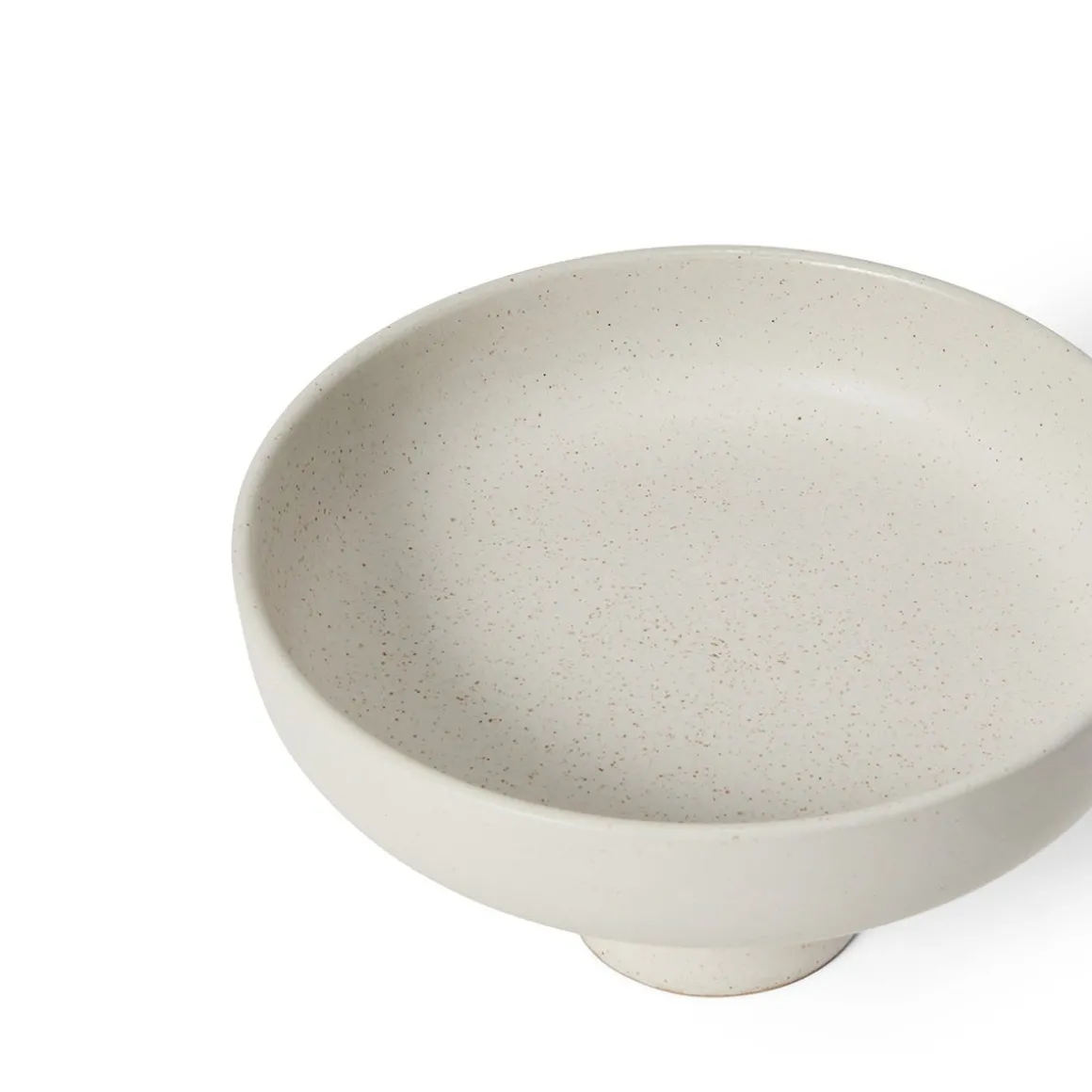 Skål På Fot Rondo 25x13,5cm Porslin Vit