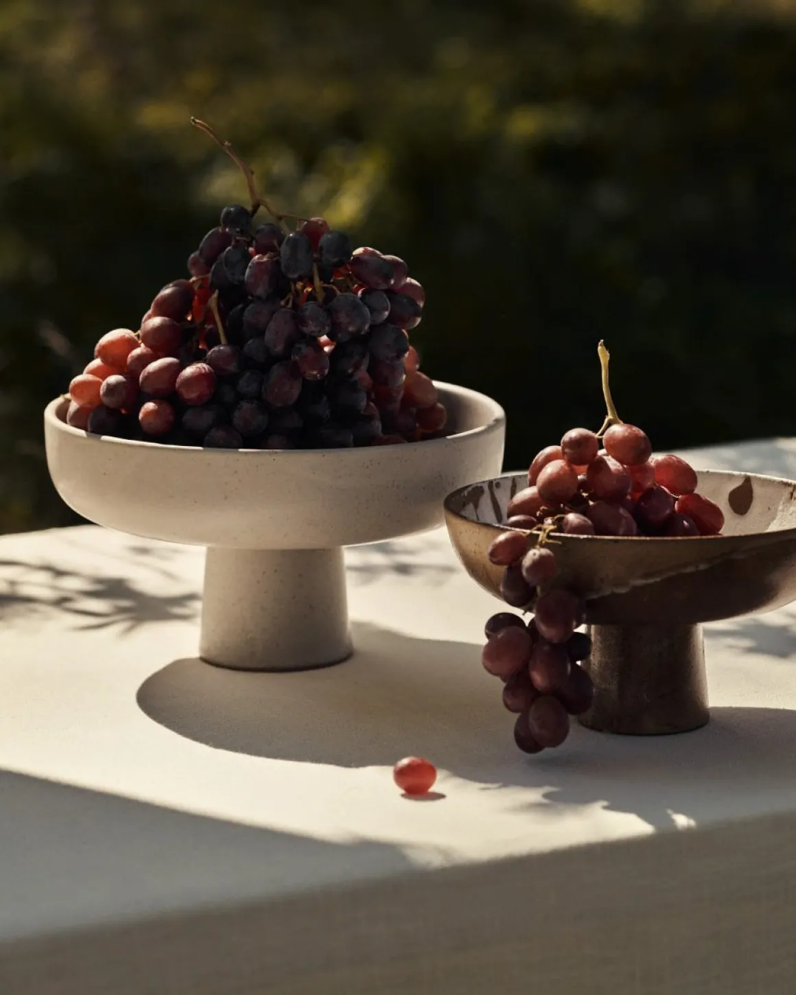 Skål På Fot Rondo 25x13,5cm Porslin Vit