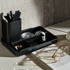 Skrivbordsförvaring Mono 24x8cm Svart