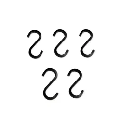 S-Krok Järn 5cm 5-p Svart