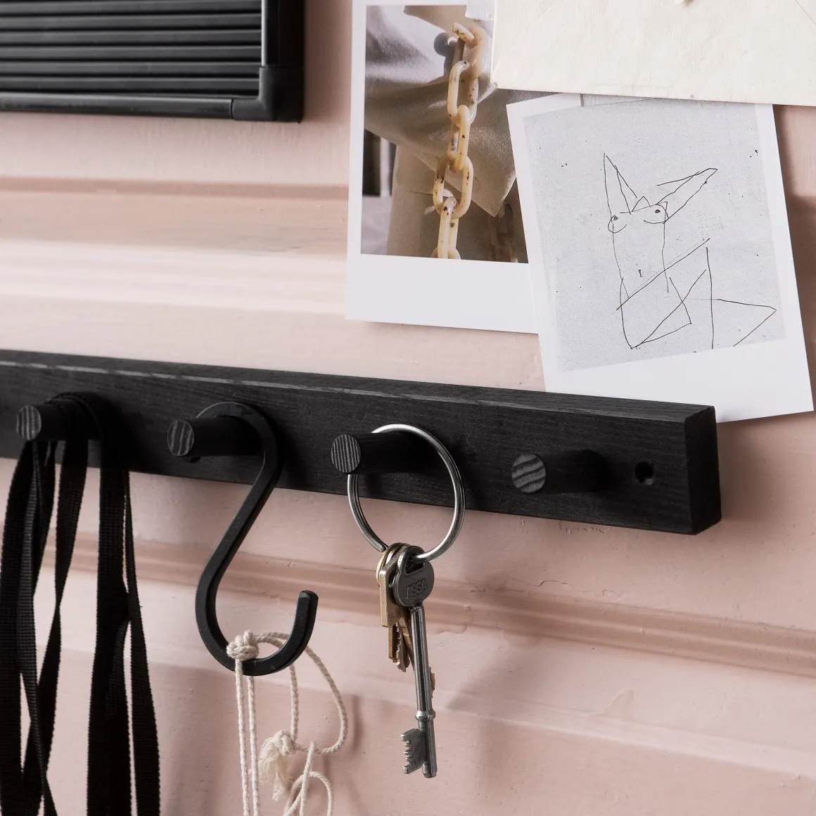 S-krok Järn 10cm Svart