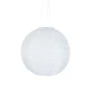 Solcellspendel Boll 25cm Vit