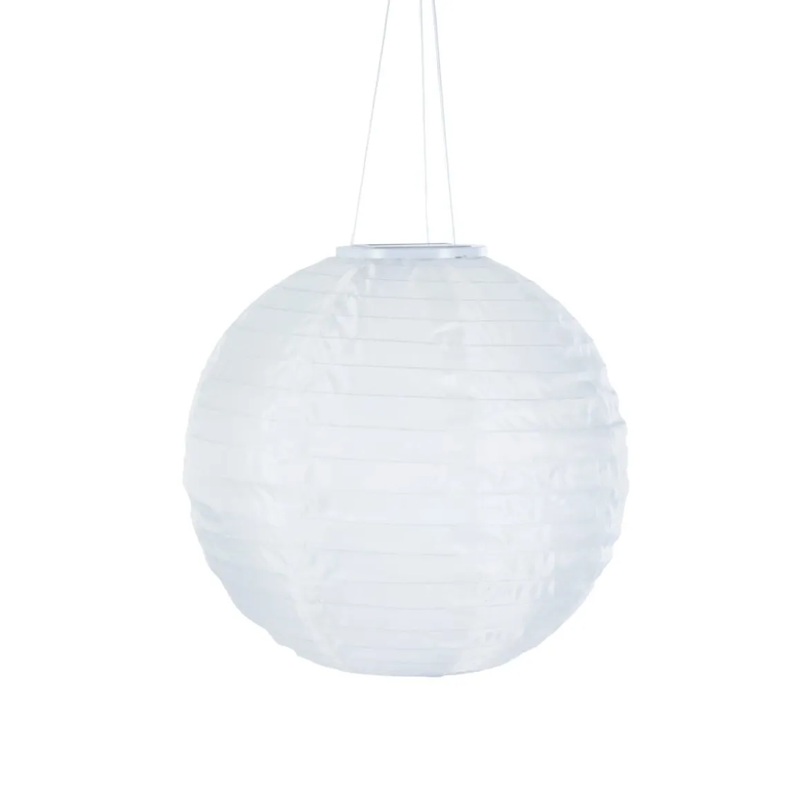 Solcellspendel Boll 25cm Vit