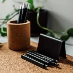 Stativ/Pennhållare Wavy Svart