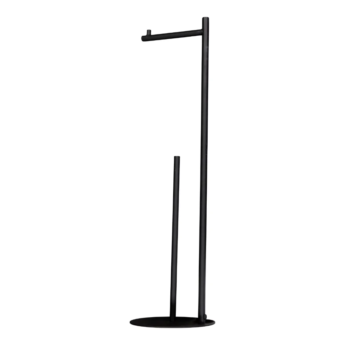 Toalettpappershållare Stående Svart