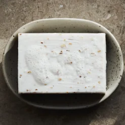 Tvålfat Ovalt 13x9,5cm Porslin Beige