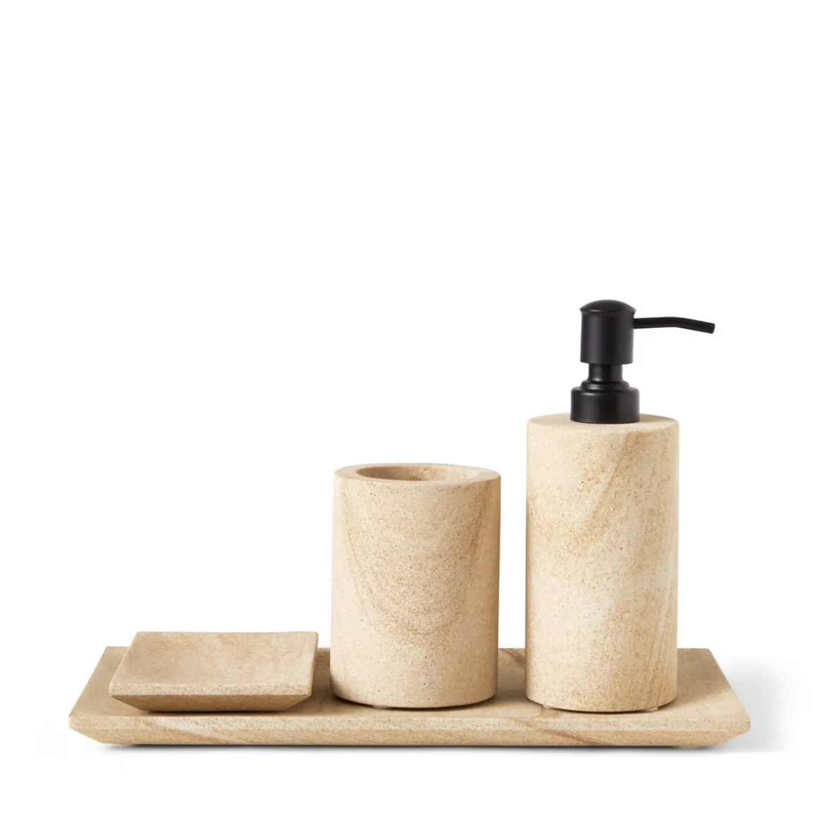 Tvålpump 7x16,5cm Marmor Sand