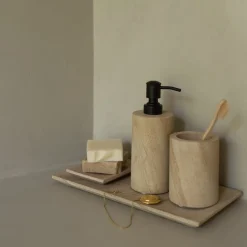 Tvålpump 7x16,5cm Marmor Sand