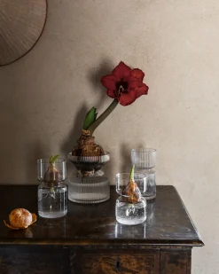 Vas Amaryllis Struktur 13x15cm