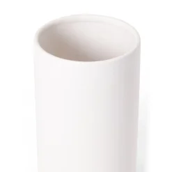 Vas Keramik Lovisa Cylinder 11x26cm Vit