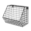Väggkorg Rutnät 22x30cm Svart